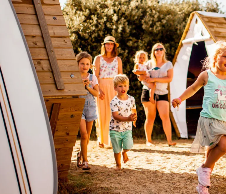 Surfvakantie familie gezin