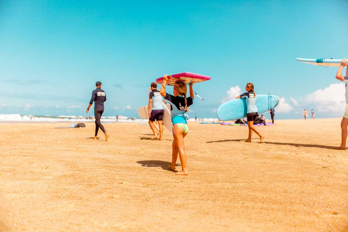 Surfvakantie gezin Frankrijk